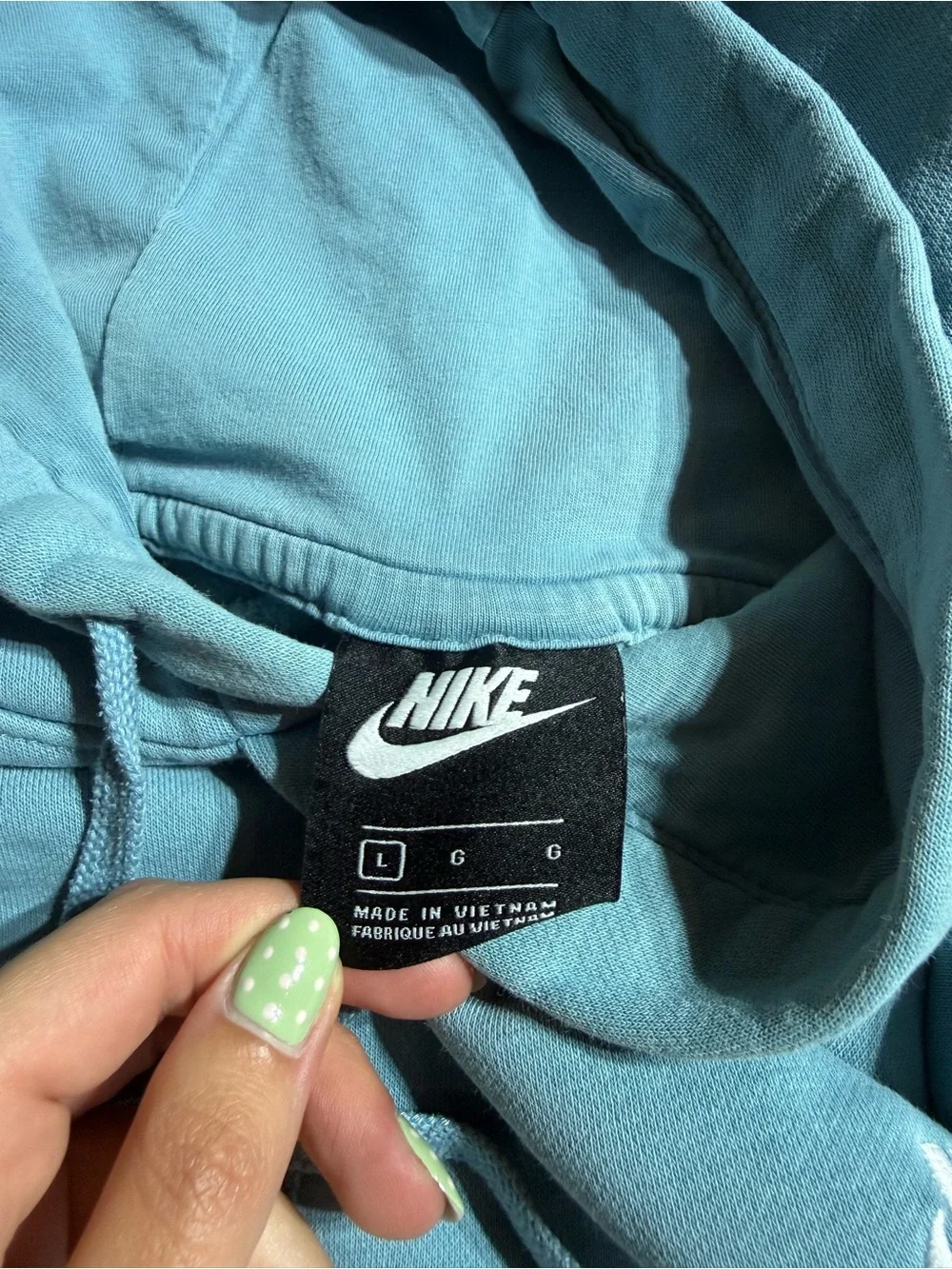Nike Light Blue Pullover Hoodie